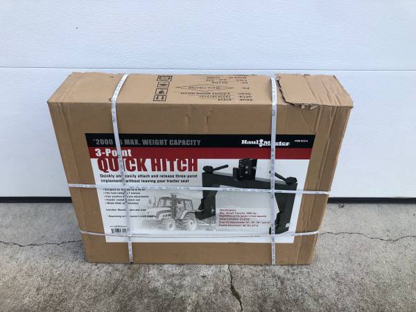 HAUL-MASTER 3 POINT QUICK HITCH FOR CATEGORY 1 TRACTORS - NEW IN BOX! 1