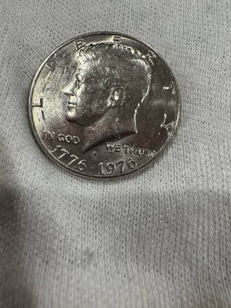 Beautiful multi-error 1776-1976D Half dollar 1