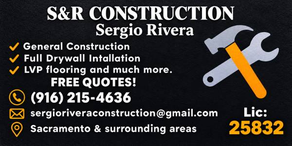 🚧🚧GENERAL CONSTRUCTION-FULL DRYWALL INSTALLATIONS/PAINTING🚧🚧 1