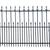 19 Ft of Wrought Iron Picket Fencing GA21064 1 thumbnail