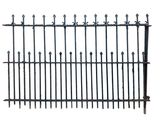 19 Ft of Wrought Iron Picket Fencing GA21064 1