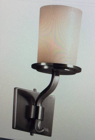 Justice Design Candle Aria Sconce Brushed Nickel NEW 1