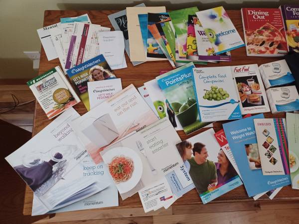 "Weight Watchers" Program Materials & Points Calculators 1