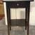 Single Drawer Nightstand, black-brown 7 thumbnail