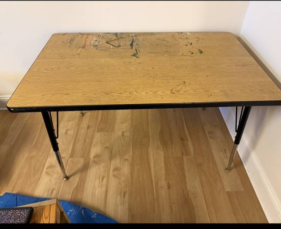 Work table 48" by 30" height-adjustable 1