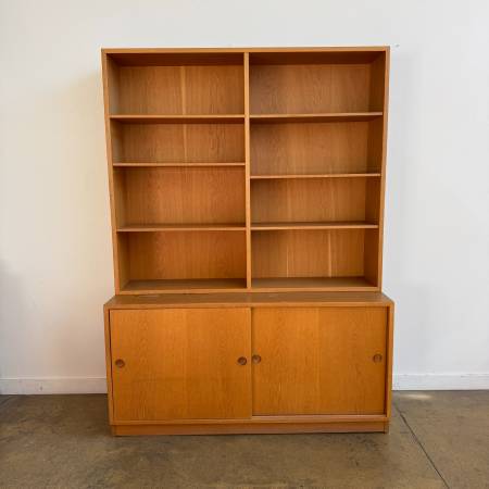 Børge Mogensen Oak Bookcase Cabinet for Søborg Møbler 1