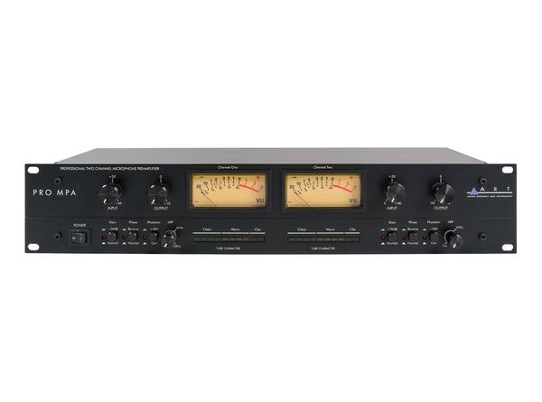 ART PRO MPA Dual Tube  Channel Mic Preamplifier best Vintage  Original 1
