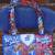 KU Theme Bag w/Jayhawk Logo/Upcycled Juice Pouches/Hand Made 5 thumbnail