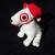 Vintage Bullseye Target Christmas Holiday Dog Plush Toy, 2006 16 thumbnail