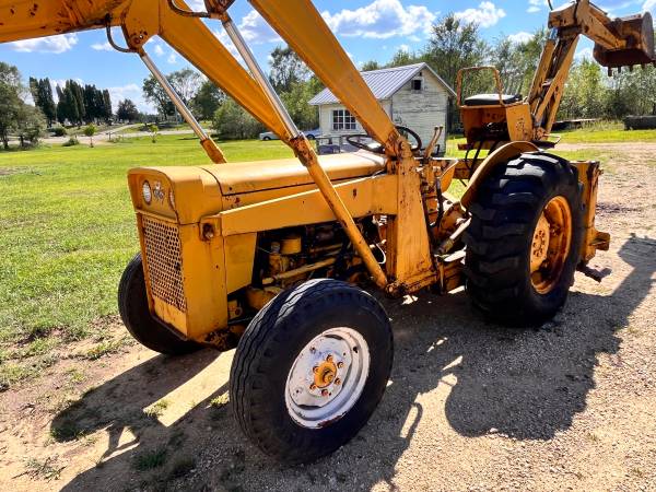 Loader tractor backhoe 1