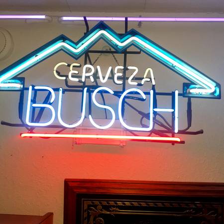 NEON 4 COLOR Busch sign
Works and looks great 
$295

Get it for Kyle Busch 1