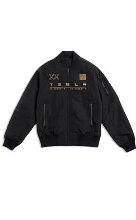 Tesla XX Quilted Bomber Jacket (small) 1