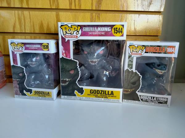 Godzilla Funkos 1