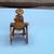 Vintage Asian Celluloid Plastic Man Geisha Rickshaw Cart  CAN SHIP 3 thumbnail