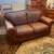 Upscale Western Genuine Leather Loveseat — Alligator-Embossed 2 thumbnail