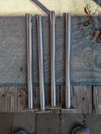 Stainless steel stanchions 1