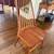 Solid Custom-Built Cherry Dining Table with Six Windsor Chairs 9 thumbnail