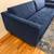Beautiful Blue Suede Couch for Sale 3 thumbnail