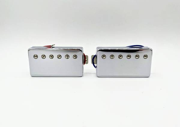 Humbucker Pickup Set (Chrome Covers) 1
