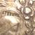 Sterling silver rosary centerpiece Sacred Heart of Jesus / Virgin Mary 8 thumbnail