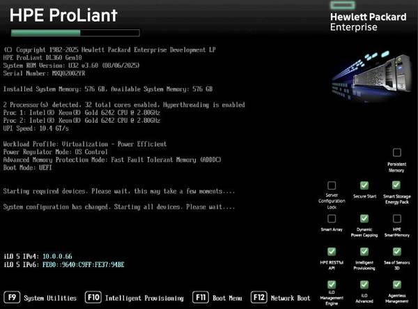 HPE DL360 Gen10 8-SFF server with VMware ESXi 8.0.3 installed 1