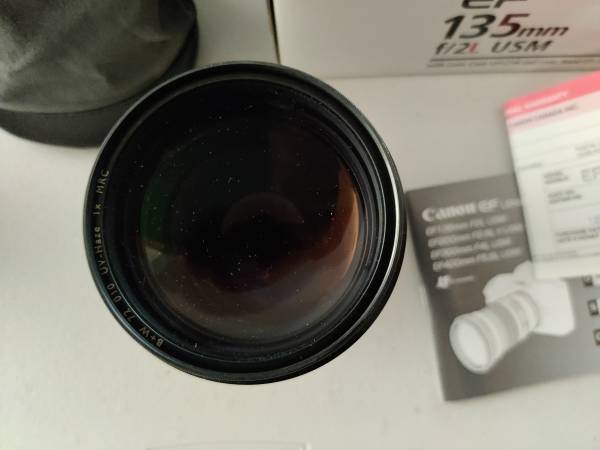 Lente Canon 135 mm f/2 L USM, montura EF - $545 (menlo park)63471453539971122