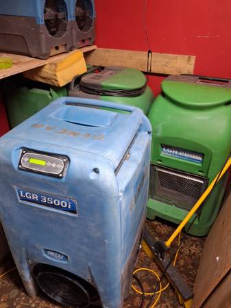Dri-eaz Dehumidifiers and air movers 1