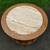 MCM Walnut Drum Cabinet End Table Kent Coffey mid century modern 10 thumbnail