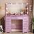 Vanity Desk with 38" Large Mirror and 9 LED Lights, Adults Makeup Vanity with 7  4 thumbnail