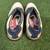 Mens 8 1/2 FootJoy DryJoy Golf Club Shoes Tan Navy Blue UK Flag Spikeless 4 thumbnail