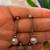 Sterling Silver Studs Earrings with Natural Pearls 1 thumbnail