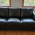Dark brown leather Sofitalia living room set 3+2+1+ottoman 2 thumbnail