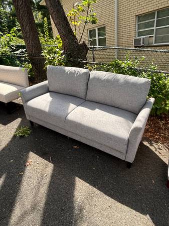 Gray Comfy Pull Apart Sofa 1