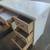 WHITE DESK, 7 DRAWERS 43" x 31" x 18" 3 thumbnail