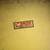 Vintage modern industrial cheerful yellow small hanging metal shelf 6 thumbnail