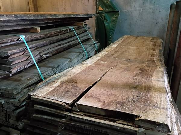 Parota Live Edge Slabs - Rough Cut 1