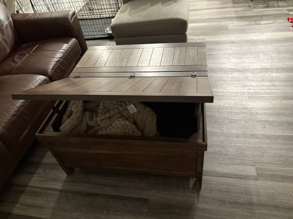 Ashley storage ottoman 1