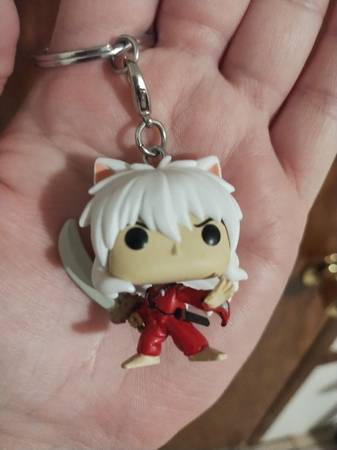 3-D Inuyasha Anime Keychain 1
