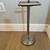 TWO Brushed Nickel Silver Freestanding Toilet Paper Stand- 24” and 21” 10 thumbnail