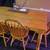 Solid wood dining table. 3 thumbnail