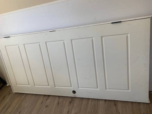 White 36"W x 80"H Primed 5-Panel Equal Interior Door Prehung LH 1