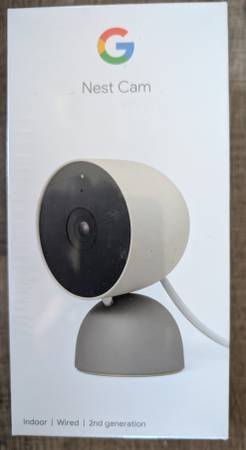 New Google Nest Cam Indoor/Wired 2nd Generation Surveillance Camera 1