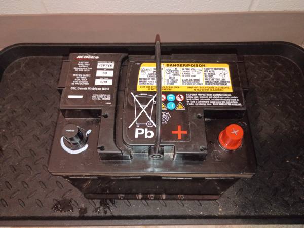 ACDelco car battery 1