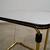 1980's Hollywood Regency Adjustable Brass Side Table End Table 13 thumbnail