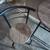 3 Piece Modern Round Dining Table Set Kitchen Table Set with Storage Rack, Drift 4 thumbnail