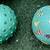 🟢🔵 💉 2 Kids Large Rubber Bouncy Balls + FREE Ball Air Pump (new) 1 thumbnail