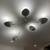 White Lacquer Five Light Spider Ceiling Light 1 thumbnail