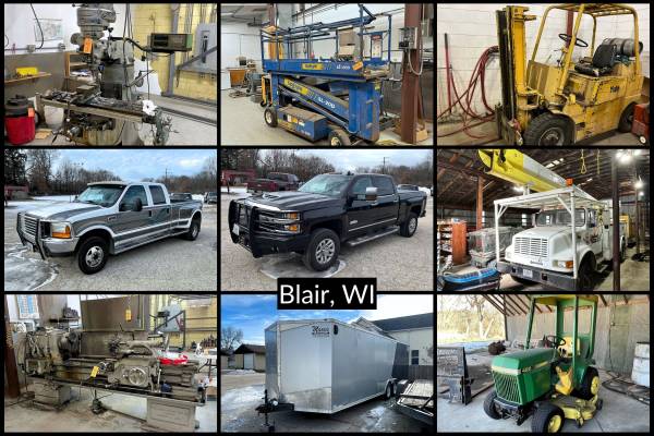 Trucks, Trailers, Lathes, & Much More—Online Auction Starting at $1 1