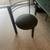 Postmodern Tempered Glass Dining Table & 6 Geometric Black Metal Chair 5 thumbnail