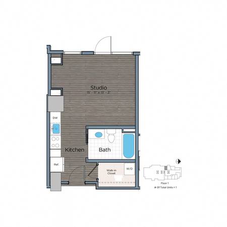 $3,035 / 847ft2 - Affordable 1 1 at Leo at Waterfront Station. Pets welcome! (Washington - Southwest Waterfront)64040363509761124